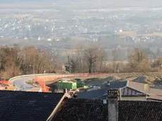 Spoglio del referendum pro centrale idroelettrica camolino busche; zona sotta la quale passerÃ la condotta della centrale idroelettrica e dove verranno situati pannelli fotovoltaici - Una veduta della zona di Velos dove dovrebbero passare le condotte