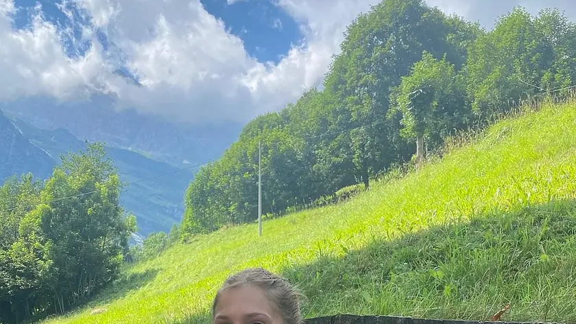 La zoldana Lucia Arnoldo con i due ori vinti a Rieti