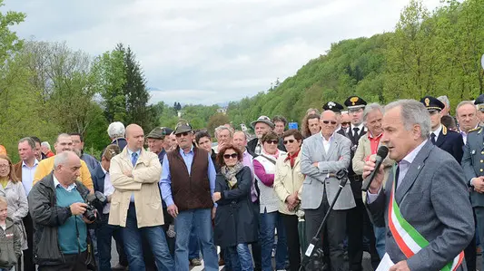a sospirolo l'inaugurazione della variante piz gron
