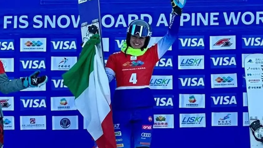 Lucia Dalmasso sul podio in Cina