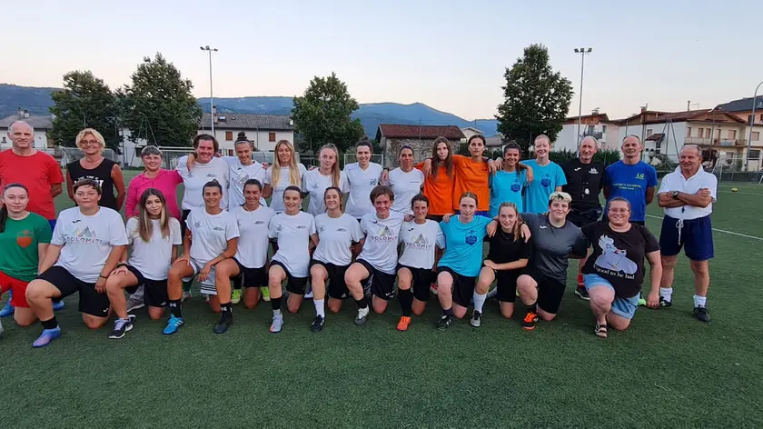 La Dolomiti Bellunesi femminile al primo giorno di raduno