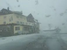 Si è rivista la neve sul passo Falzarego