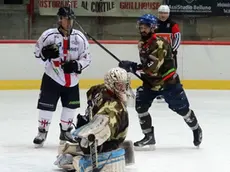 Campionato di serie B di hockey su ghiaccio. Feltre vs. Milano