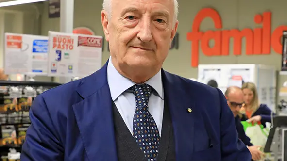Allegranzi Pieve Di Soligo inaugurazione supermercato Famila patron Marcello Cestaro