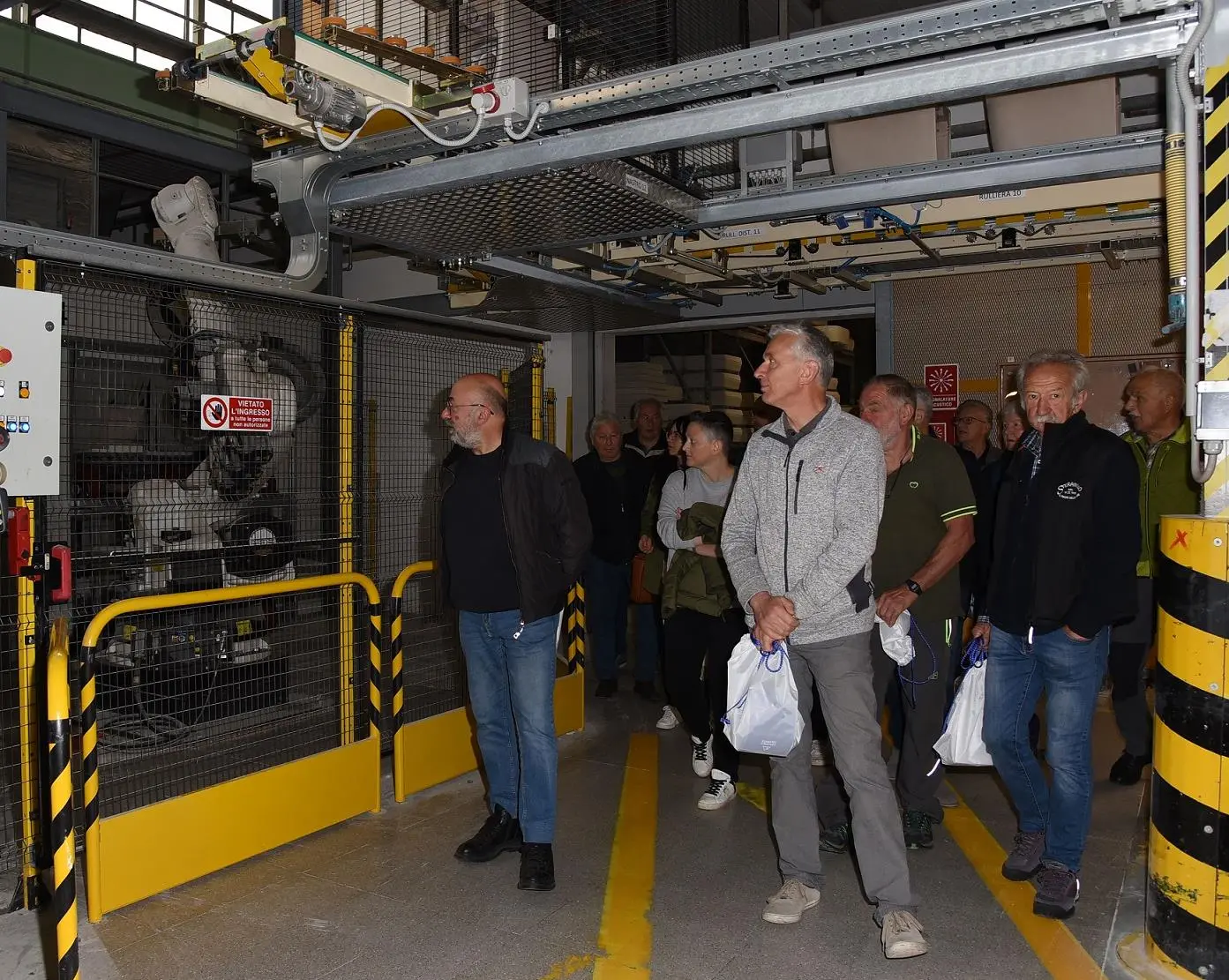 La visita allo stabilimento di Ceramica Dolomite
