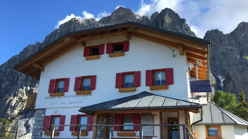 Il rifugio Carestiato dove si svolgerà la misurazione della pressione