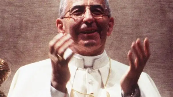 VATICANO ROMA 2002082720020828 20020827 - ROMA - CRO - BELLUNO AVVIA I PRELIMINARI PER BEATIFICAZIONE PAPA LUCIANI- Foto di archivio di Giovanni Paolo I, al secolo cardinal Albino Luciani , morto il 28 settembre 1978. Trentatre giorni prima , il 26 agosto, era stato eletto dal Conclave come successore di Paolo VI. ARCHIVIO /ANSA /DEF (ARCHIVIO / ) Un'immagine di Giovanni Paolo I, papa Luciani