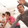 Almeida, Thomas e Roglic ai rulli defaticanti dopo il tappone delle Tre Cime: oggi si giocheranno il Giro