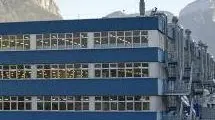 Agordo, 12 ottobre 2006. Lo stabilimento della Luxottica azienda produttrice di occhiali
