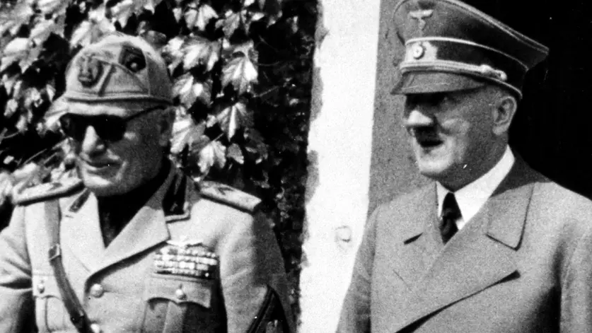 Mussolini e Hitler a Villa Gaggia
