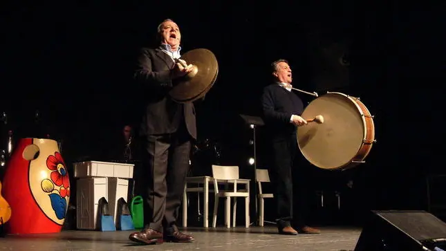 Cochi e RenatoCochi e Renato durante lo show a Riva del Garda