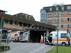 Una veduta esterna del pronto soccorso dell'ospedale di Belluno