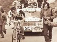 Baronchelli all'attacco sulle Tre Cime al Giro 1974