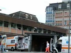 Una veduta esterna del pronto soccorso dell'ospedale di Belluno