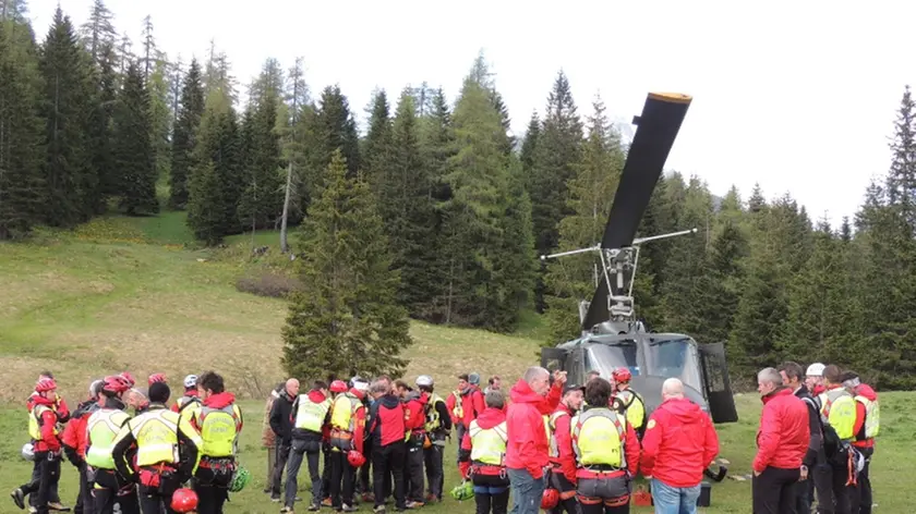 Una ricerca del Soccorso alpino