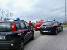 Posto di blocco dei carabinieri