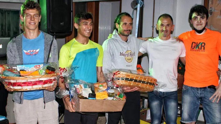 La premiazione della Bar da Elda running