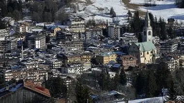 Una veduta di Cortina