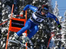 Ski World Cup 2017/2018 Kvitfjell,Norway, 10/03/2018.--Italy's Emanuele Buzzi in men's downhill. photo:Pentaphoto/Alessandro Trovati.