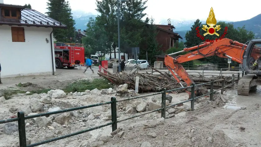 La frana di Alverà a Cortina