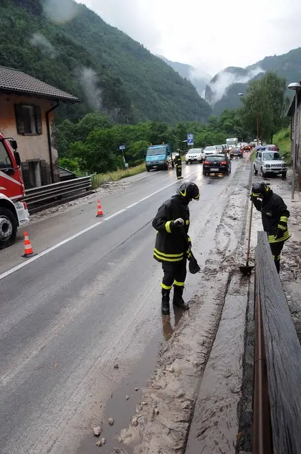 colata di fanfo sull'Agpordina in località La Muda