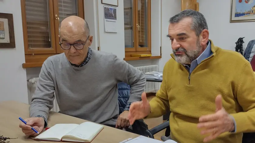 Claudio Giacchetti e Pierluigi Trevisan della Fiab Belluno