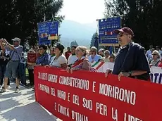 Uno degli striscioni