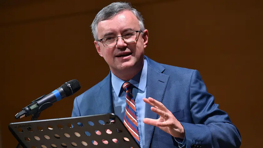 Lo storico Alessandro Barbero