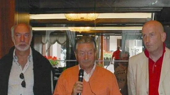 Da sinistra, Maurizio Paniz, Floriano Pra e Dario Bond