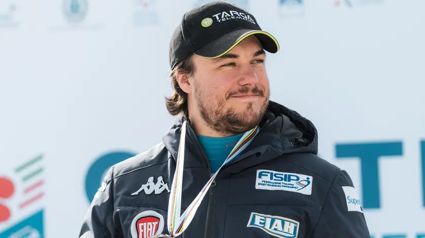 Renè De Silvestro, campione cadorino di sci alpino paralimpico