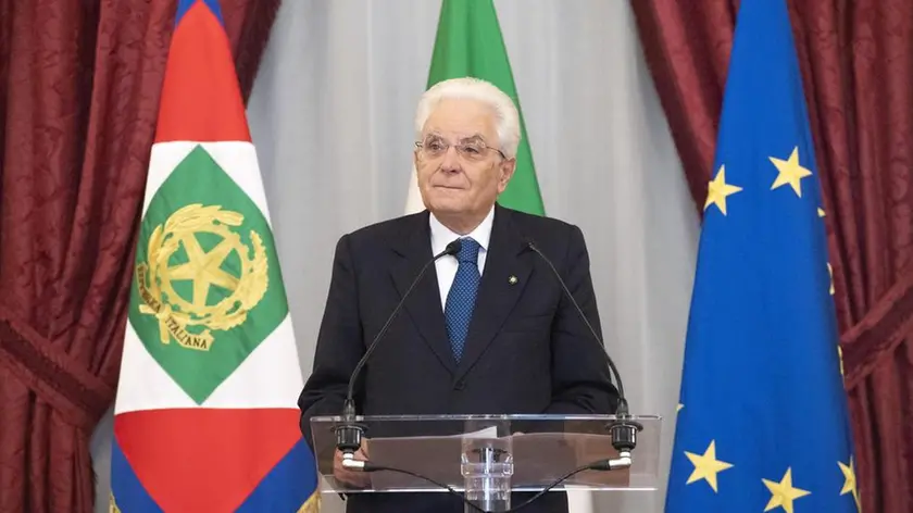 Il Presidente della Repubblica, Sergio Mattarella, durante il suo intervento alla conferenza dei consoli presso il palazzo del Quirinale a Roma, 30 ottobre 2018. ANSA/CLAUDIO PERI