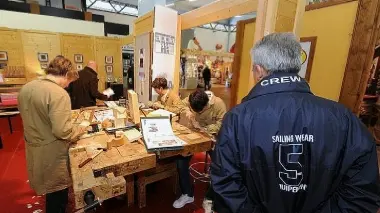Uno stand della fiera di quest’anno