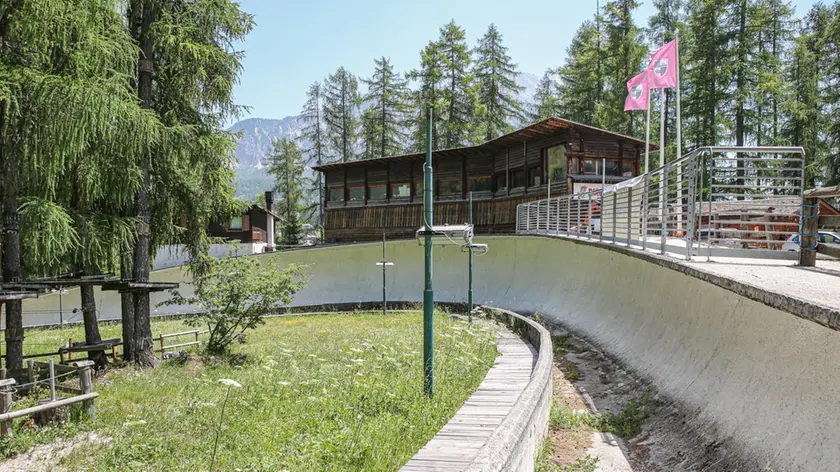 La pista da bob di Cortina "Eugenio Monti"