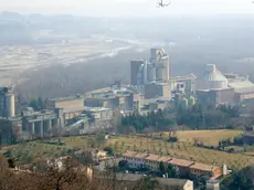 Ferrazza Monfenera Cementi Rossi visti dall'alto