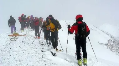 Una salita scialpinistica sulle pendici dell’Etna