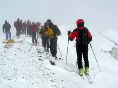 Una salita scialpinistica sulle pendici dell’Etna