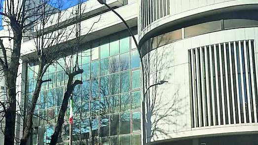 Il palazzo di giustizia di Belluno dove si è celebrato il processo