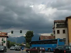 Belluno, 10 agosto 2005, il primo giorno della nuova rotonda all'incrocio della cervaLa rotatoria della Cerva