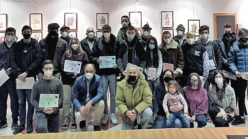 La premiazione dei 20 ragazzi che hanno partecipato al progetto “Noi nella realtà”