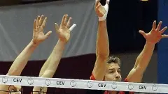Un muro della Sisley Belluno in una partita della Champions