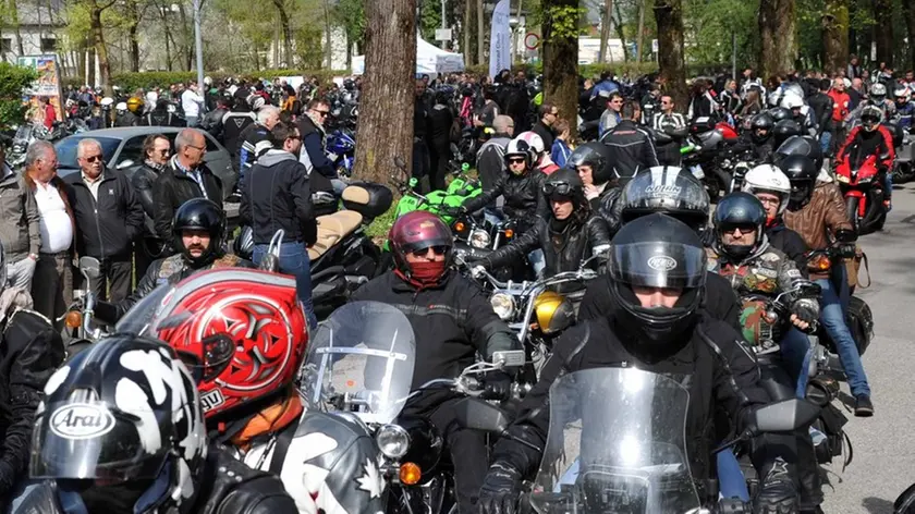 29 Edizione della Benedizione del motocilista a Pra del Moro a Feltre.