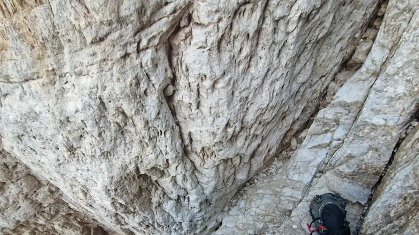 L'intervento del Soccorso alpino alla Croda dei Toni