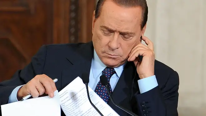 Silvio Berlusconi in una foto d'archivio. ANSA/ CLAUDIO ONORATI