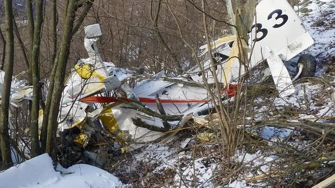 Guerretta Cison luogo aereo precipitato