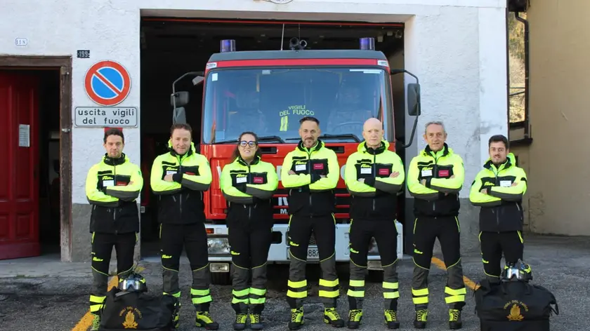 Il distaccamento dei vigili del fuoco volontari di Vigo e Lorenzago