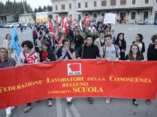 gian paolo perona-perona-belluno-manifestazione contro la riforma della scuola