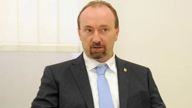 Belluno, 8 Novembre 2010. Il consigliere regionale del veneto Matteo Toscani riferisce riguardo la situazione sanitaria della provincia di Belluno