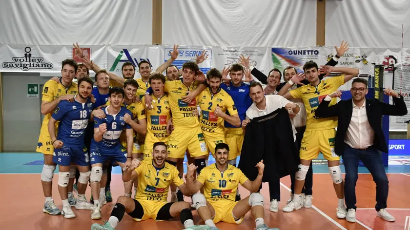 La Da Rold Logistics Belluno in festa a fine gara