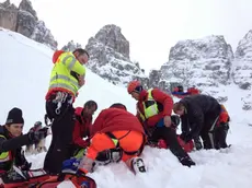 Un soccorso sul Cristallo (foto d'archivio)