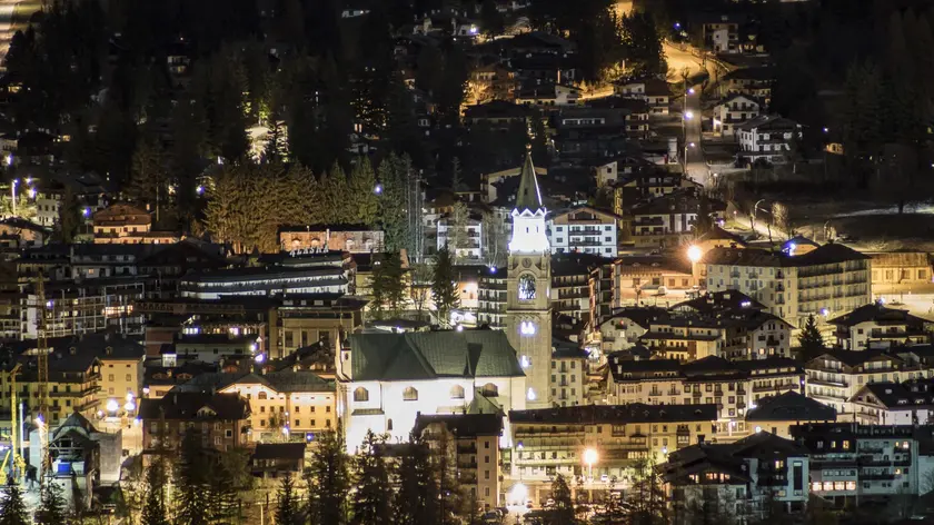 Una veduta di Cortina d'Ampezzo